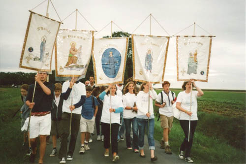 Banni&egrave;res 2000 - bann2000 - bapt&ecirc;me de Clovis en 496